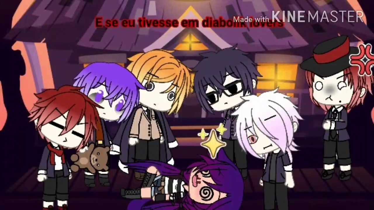E se eu tivesse em diabolik lovers + primeiro vídeo no gacha club