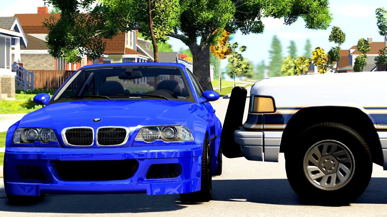 Crossroad Car Crashes #25 - BeamNG.Drive