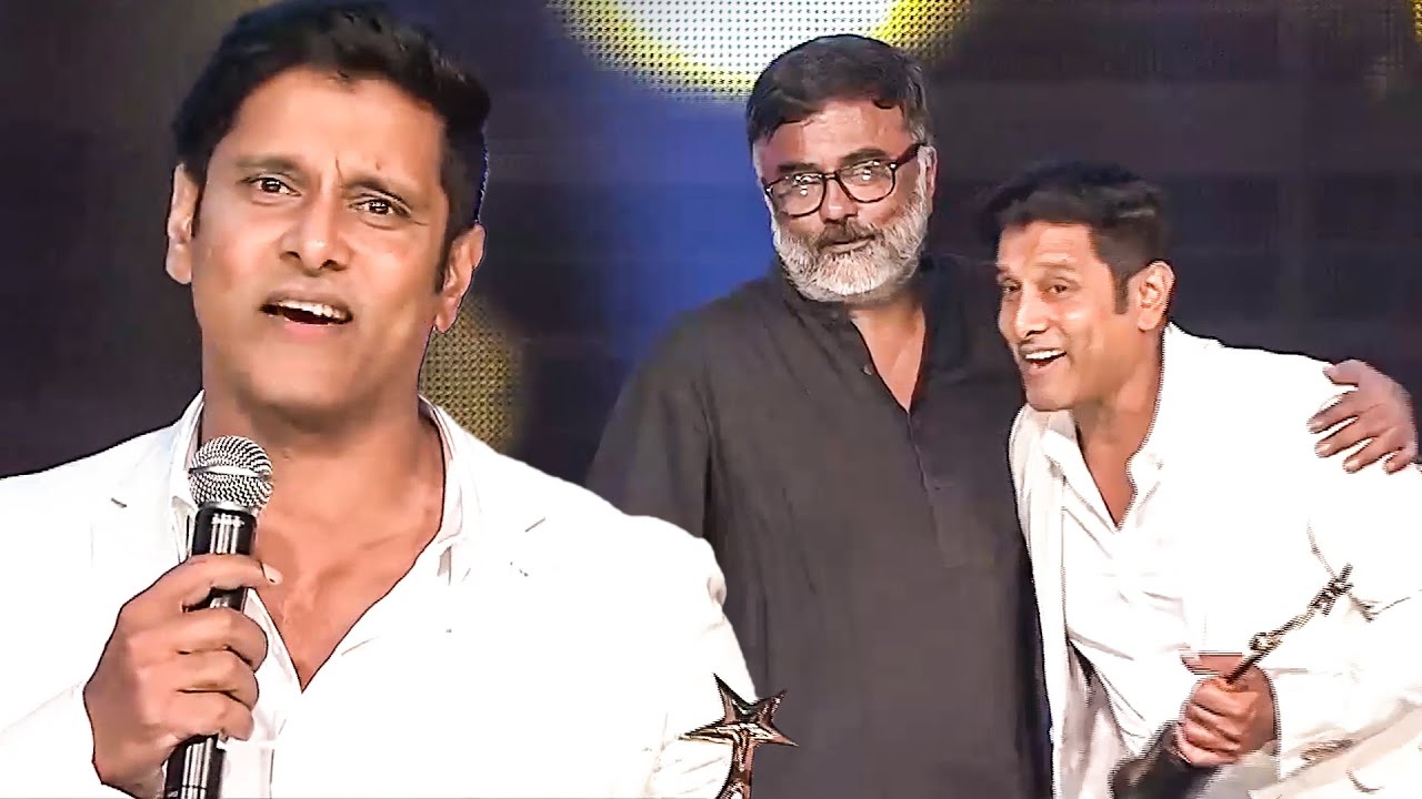 I feel privileged to receive the award from PC Sreeram sir - Vikram after receiving SIIMA Award