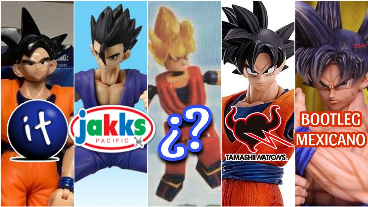 La EVOLUCIÓN de LAS FIGURAS DE DRAGON BALL (TODAS LAS MARCAS) BANDAI, Jakks Pacific, SH Figuarts