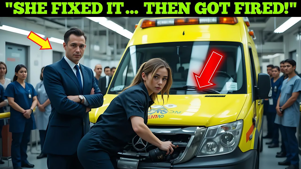 Female Mechanic Fired for Fixing Ambulance&mdash;Unaware She Just Saved a Billionaire CEO&rsquo;s Life....!