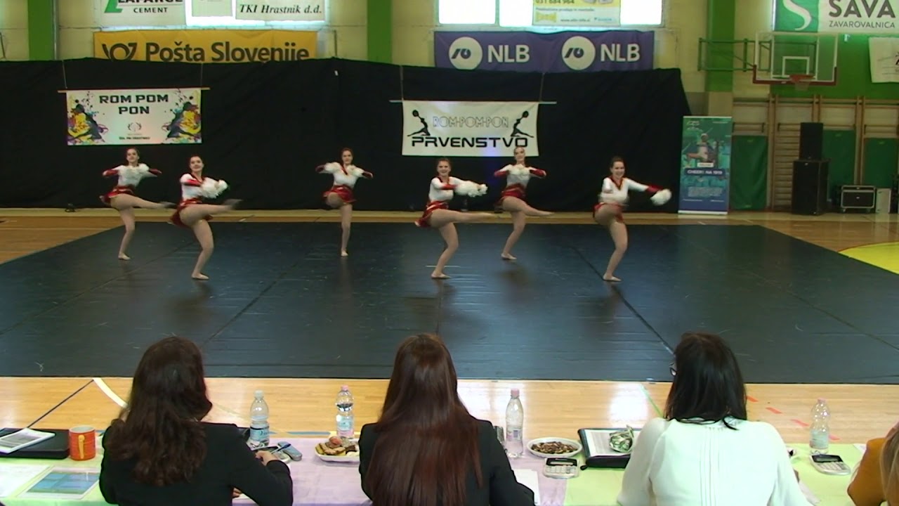 ŠKD Feniks Zverinice Članska cheer pom skupine Rom Pom Pon 2019