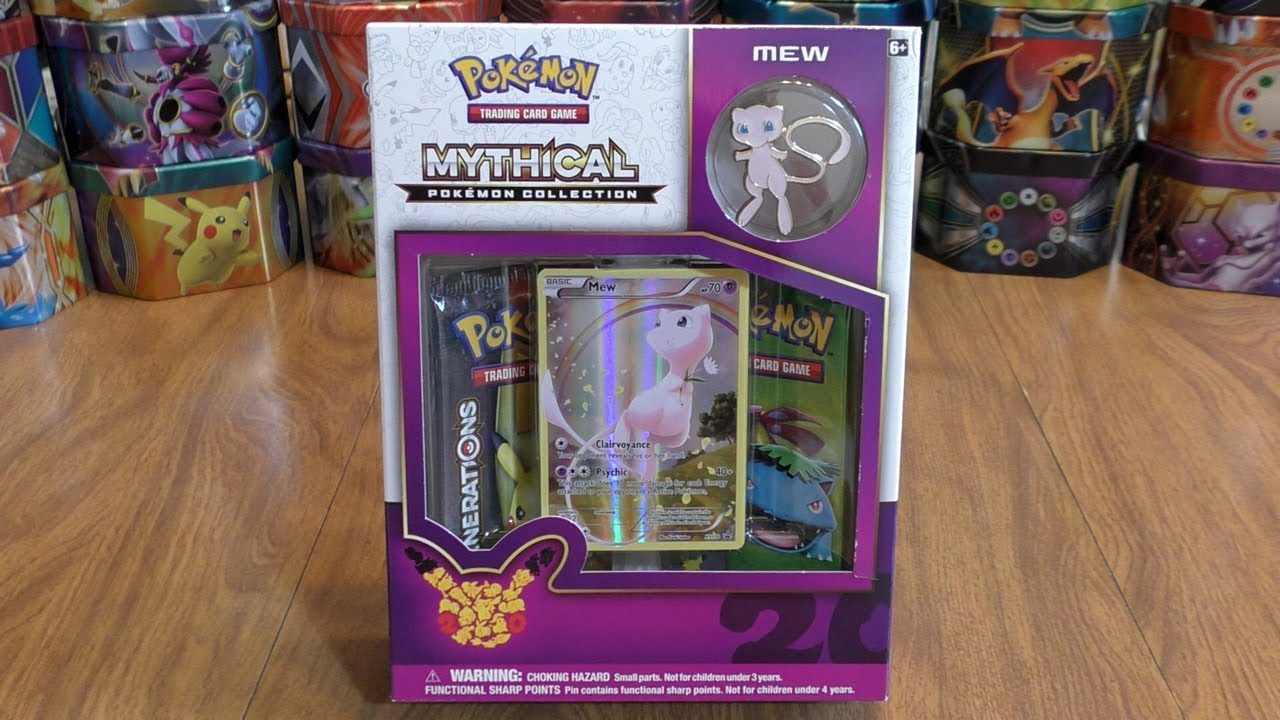 Mew Mythical Pokemon Collection Opening