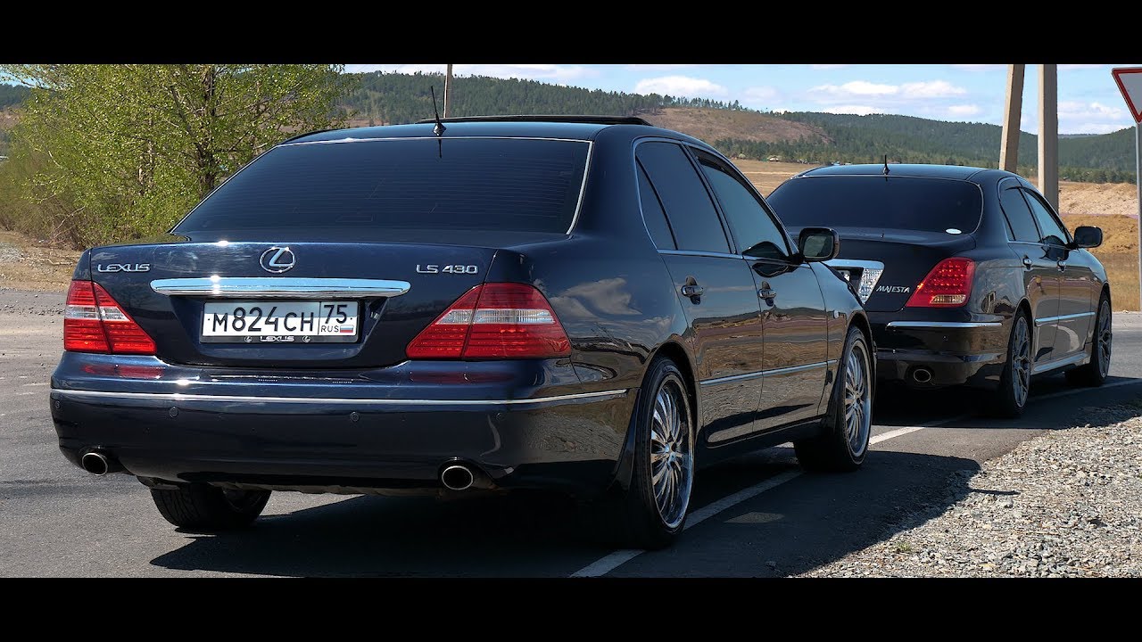 Чистокровный японец против Lexus: Crown Majesta против LS430