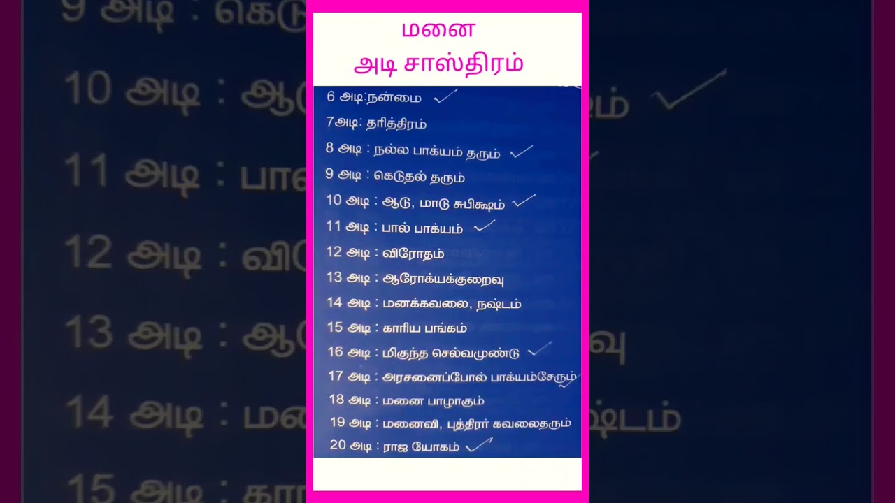 மனை அடி சாஸ்திரம் | Best Way To Get Rich Quickly | 6 To 20 Feet | tamil online astro nv ganapathii