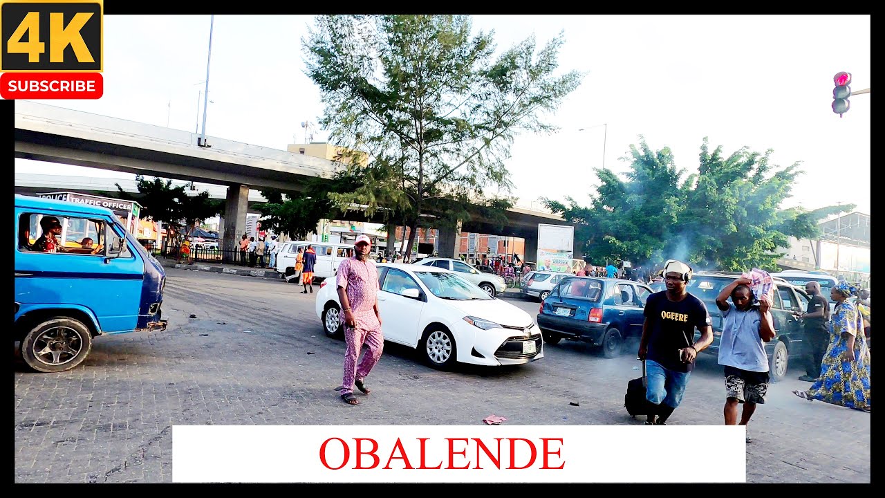 🇳🇬🚶&zwj;♂️OBALENDE UNDER BRIDGE TOUR-4K WALK -LAGOS-NIGERIA----Africa's Largest City