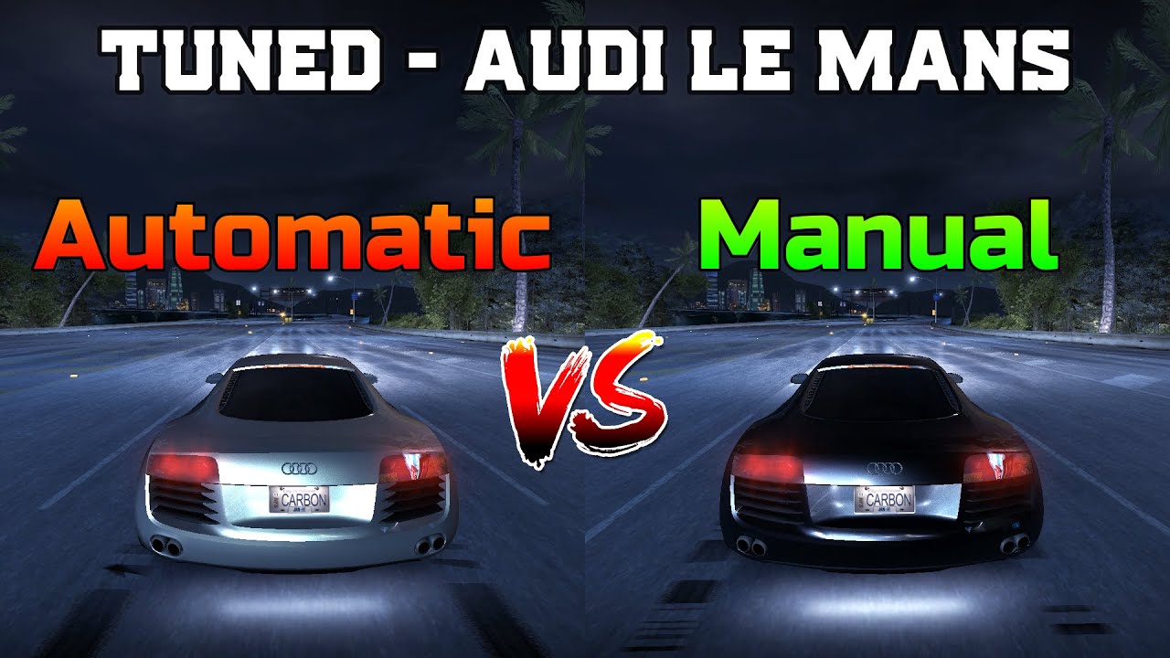 Tuned Audi Le Mans Quattro - Automatic vs Manual | Need for Speed Carbon
