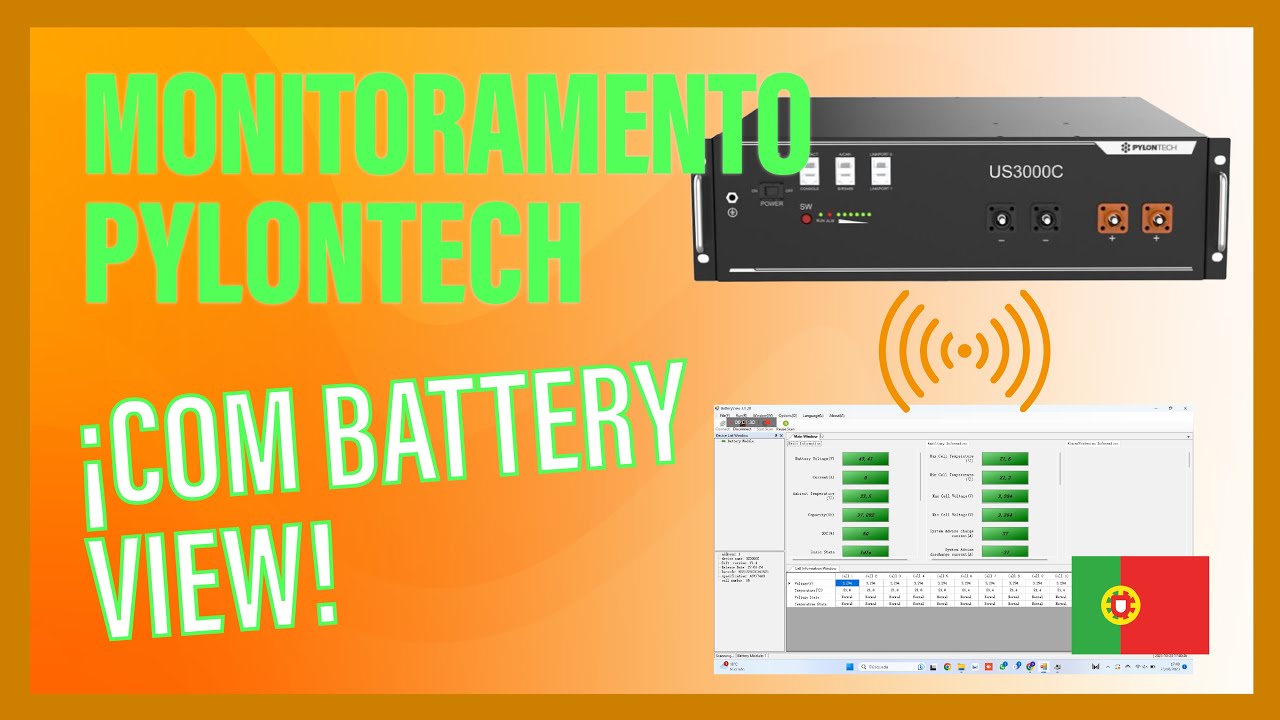 &iquest;Como Monitorar uma Bateria Solar com, Pylontech Battery View?