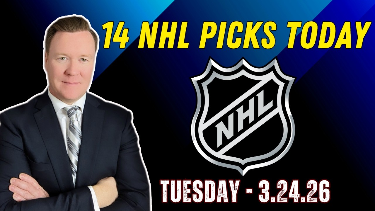 Tuesday  14 NHL Betting Picks l 3/24/26 l Vernon&rsquo;s Best NHL Bets, Expert Picks and Predictions