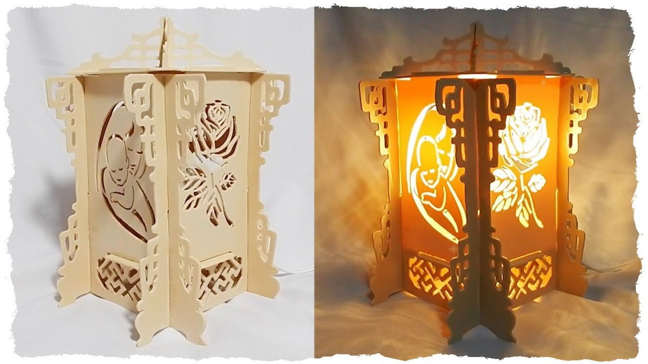 Aprenda fazer uma luminária de pvc dos dias das Mães