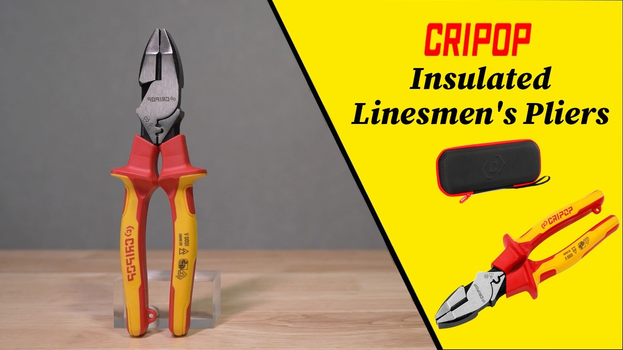 A Closer Look at This CRIPOP Insulated Combination Pliers