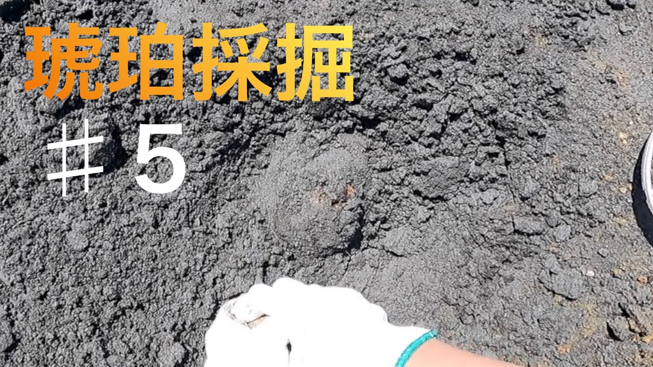 琥珀採掘♯５　開始○分で…