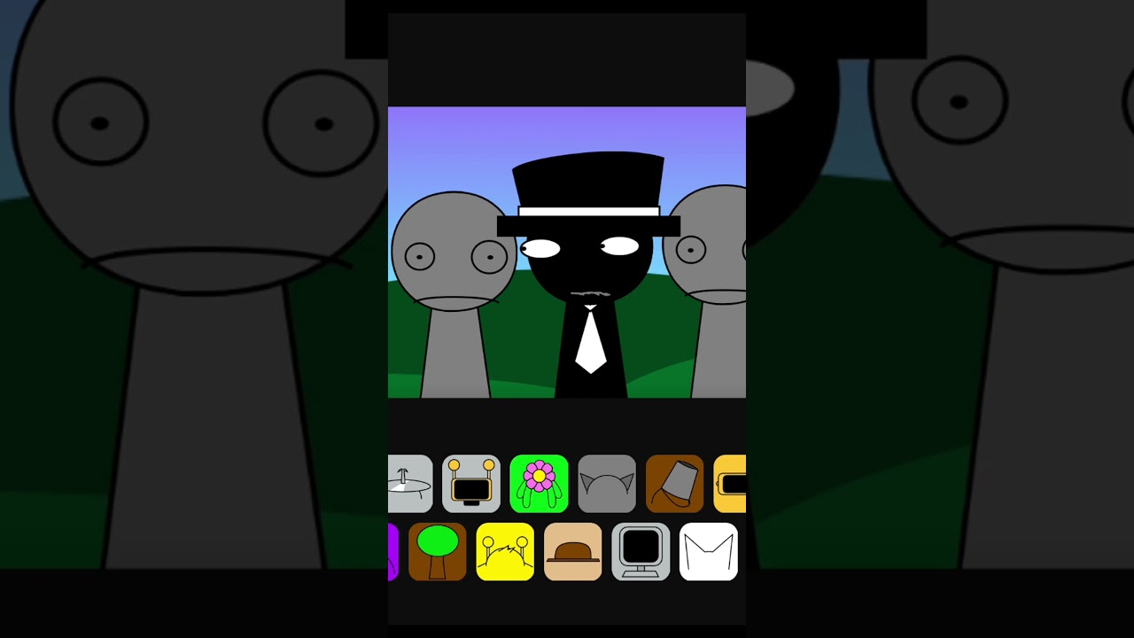 yet another boring old sprunki:mod Black Jumpscare #sprunki #sprunkimod #sprunkiincredibox