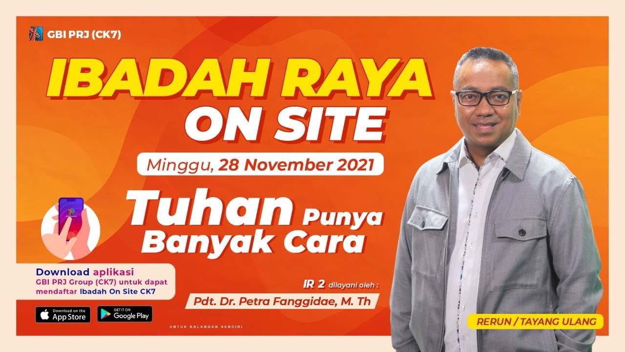 Tuhan Punya Banyak Cara - Pdt. Dr. Petra Fanggidae, M.Th - Onsite 2, 28 Nov' 2021