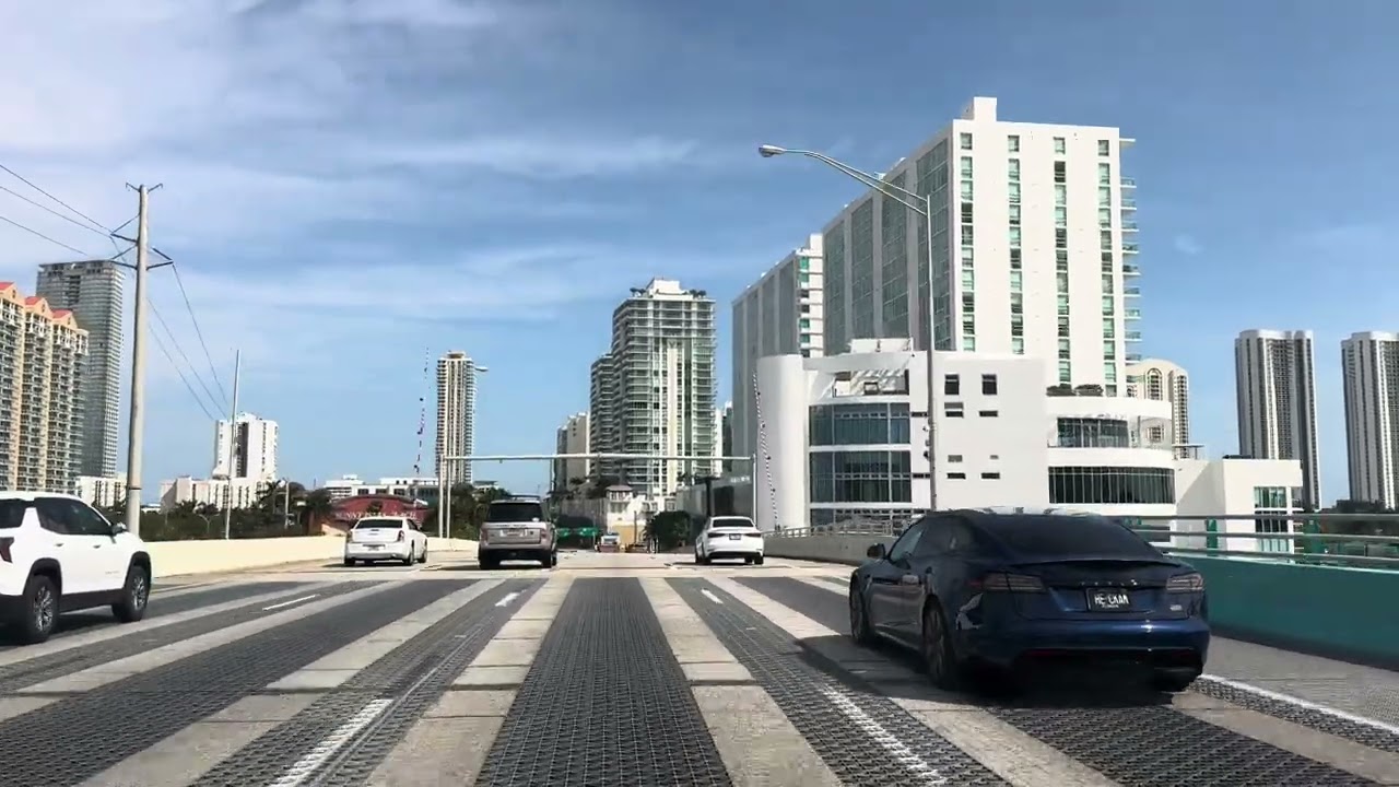 Driving from North Miami Beach to Bal Harbour
