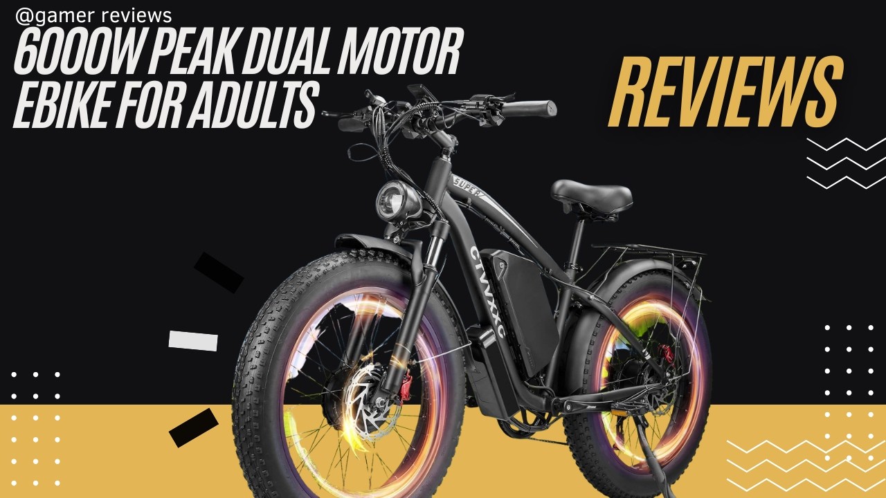 6000W Dual Motor Electric Bike Review | 45 MPH & 100 Mile Range Fat Tire E-Bike