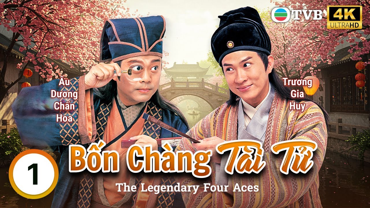TVB Bốn Chàng Tài Tử 4K (The Legendary Four Aces) 1/52 | Trương Gia Huy, Âu Dương Chấn Hoa | 2000