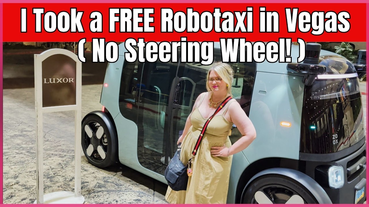 Robotaks&oacute;wki ZOOX W LAS VEGAS | PRZEJEDŹ ZE MNĄ PO MIASTU | #ZOOX
