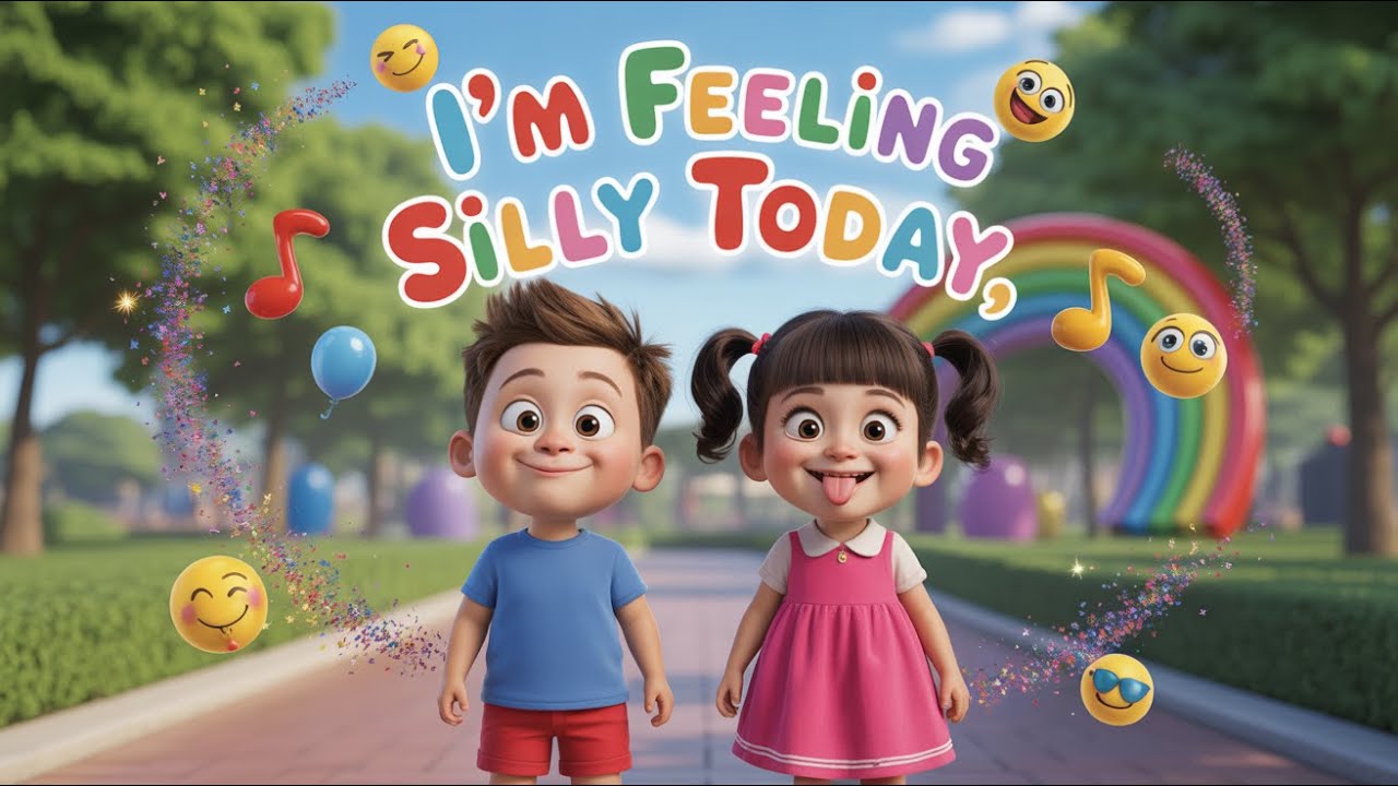 “I’m Feeling Silly Today 🤪 | Funny Kids Action Song | Nursery Rhyme for Children” | GFXJM #gfxjm