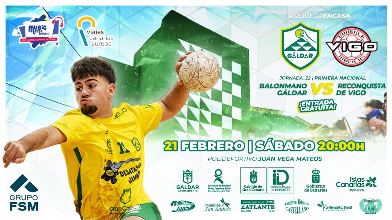 Balonmano Gáldar Gran Canaria - Reconquista de Vigo · Balonmano Primera nacional 2025 -2026