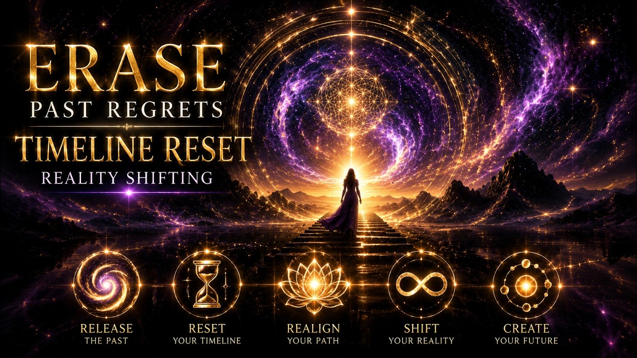 Erase Past Regrets &bull; Timeline Reset &bull; Quantum Mind Reprogramming Frequency | Energy Current