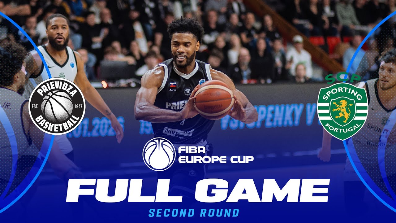 Second Round | BC Prievidza v Sporting CP | Full Basketball Game | FIBA Europe Cup 2025-26