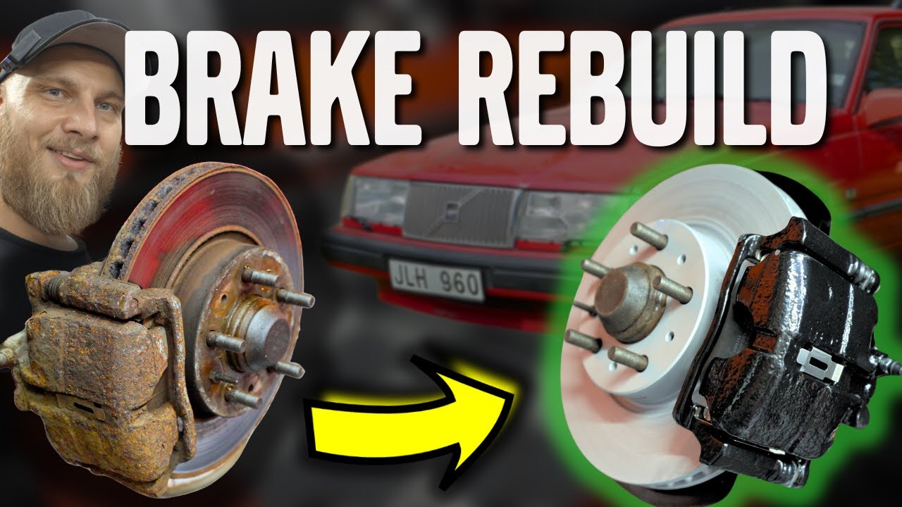 Volvo 945 Brake Overhaul: Seized Calipers, Powder Coating, and More!