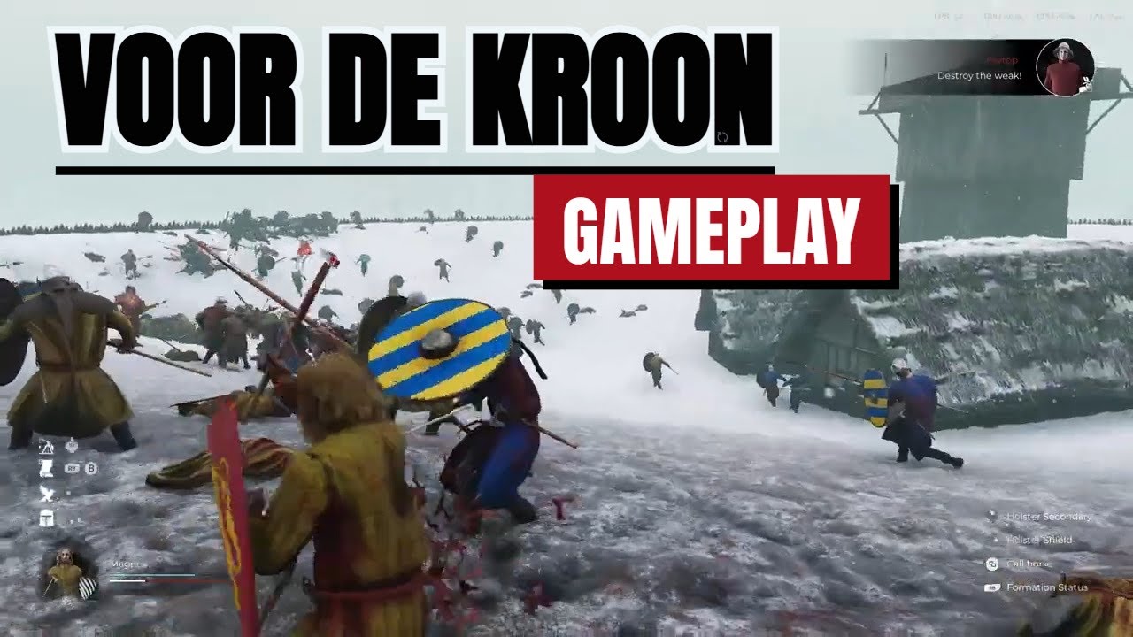 Voor De Kroon: Norwegian Conquest of Sweden - Epic Viking Invasion & Medieval Strategy Chaos