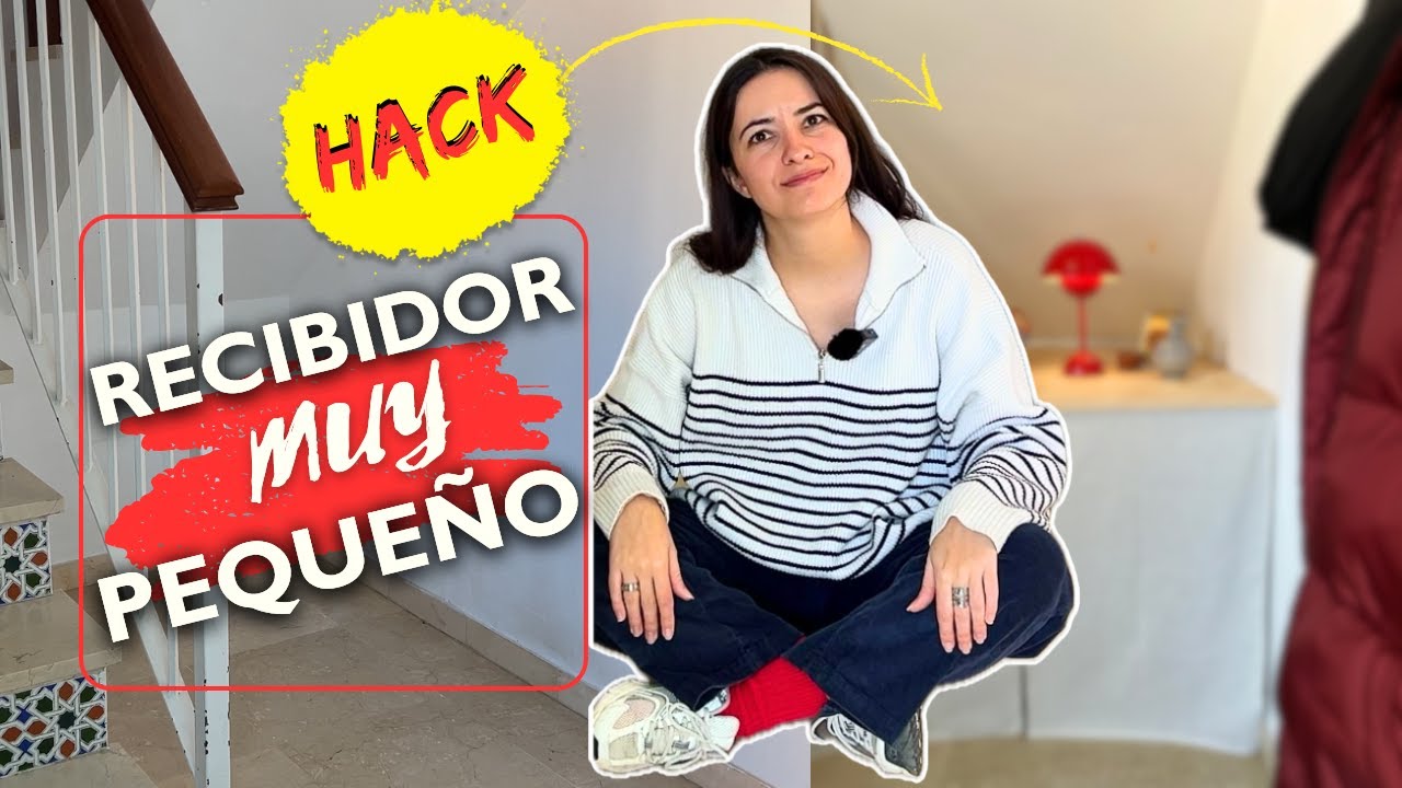 Transformé mi RECIBIDOR MINI en solo 2 días ✨ Aesthetic + súper funcional
