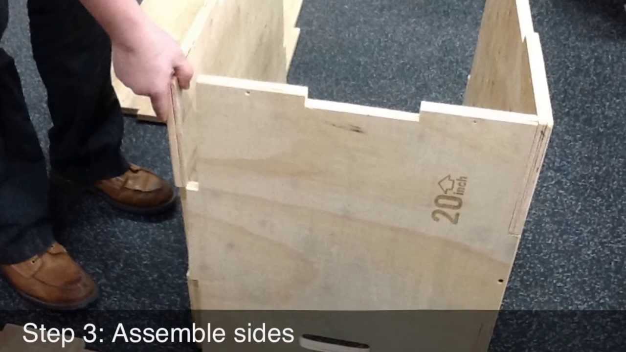 CFF Large Cube Plyo Box Assembly