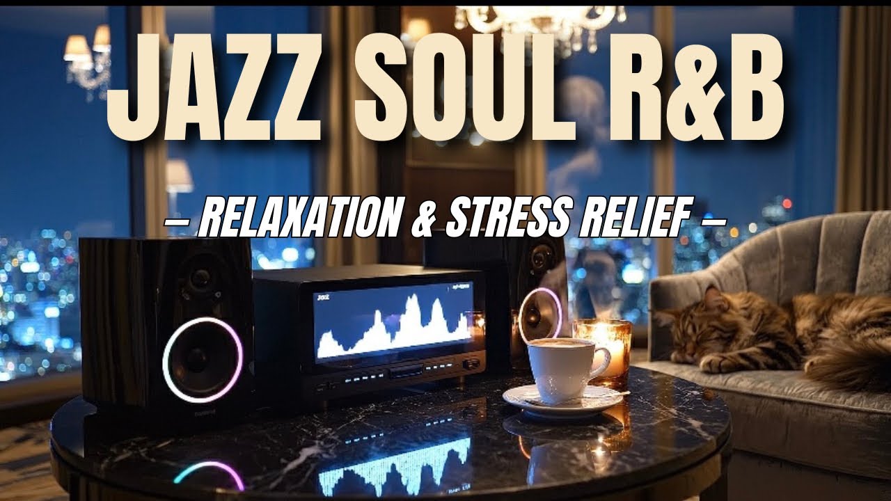 Smooth Jazz Chill & R&B Groove – Calm Music for Relaxation and Stress Relief