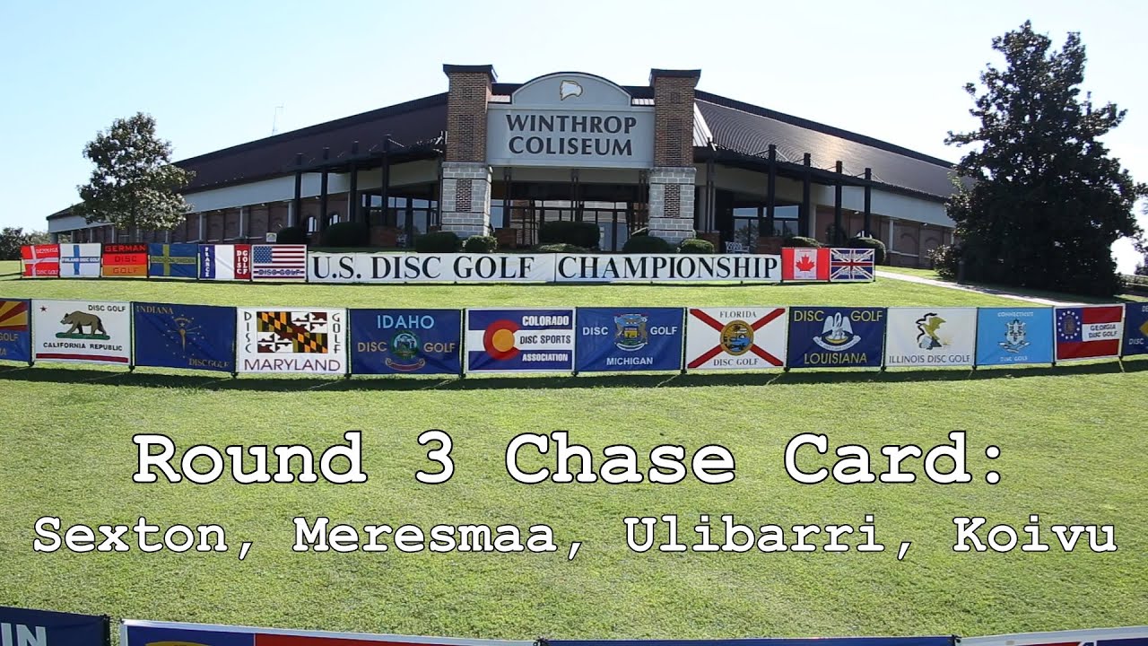 2014 U.S. Disc Golf Championship: Round 3 Chase Card (Sexton, Meresmaa, Ulibarri, Koivu)