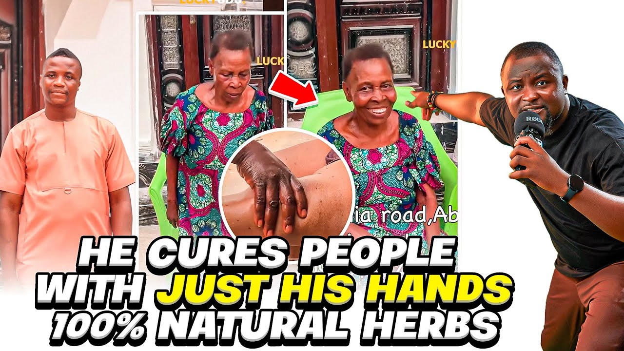 There is something special about this man’s hand