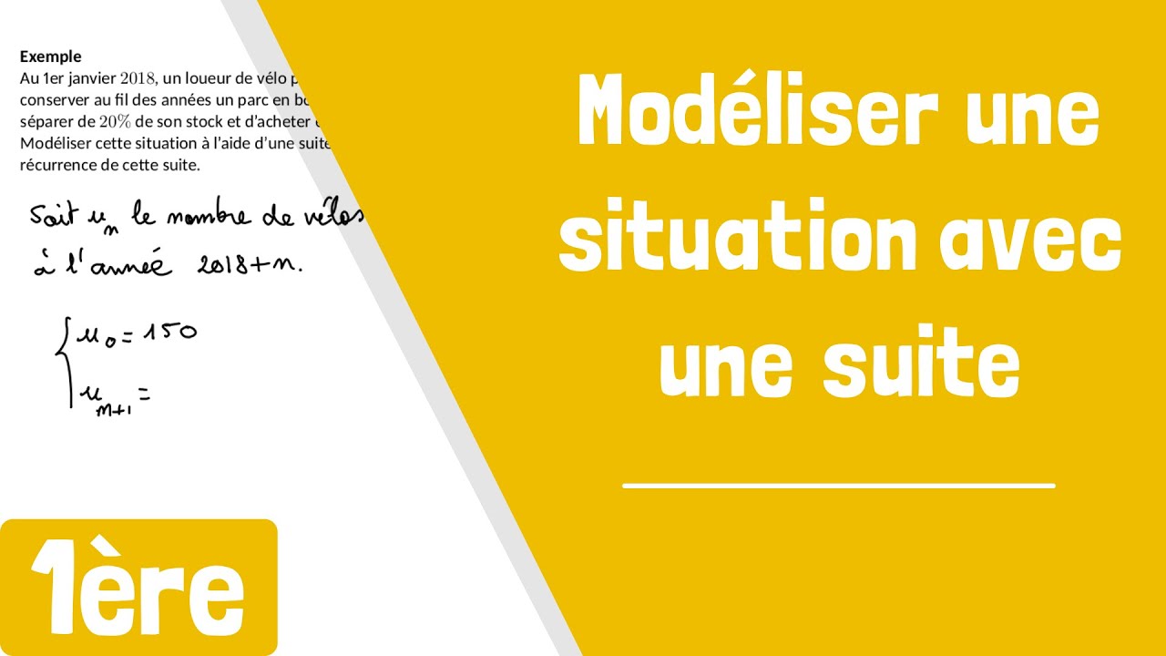 Comment modéliser une situation avec une suite ?