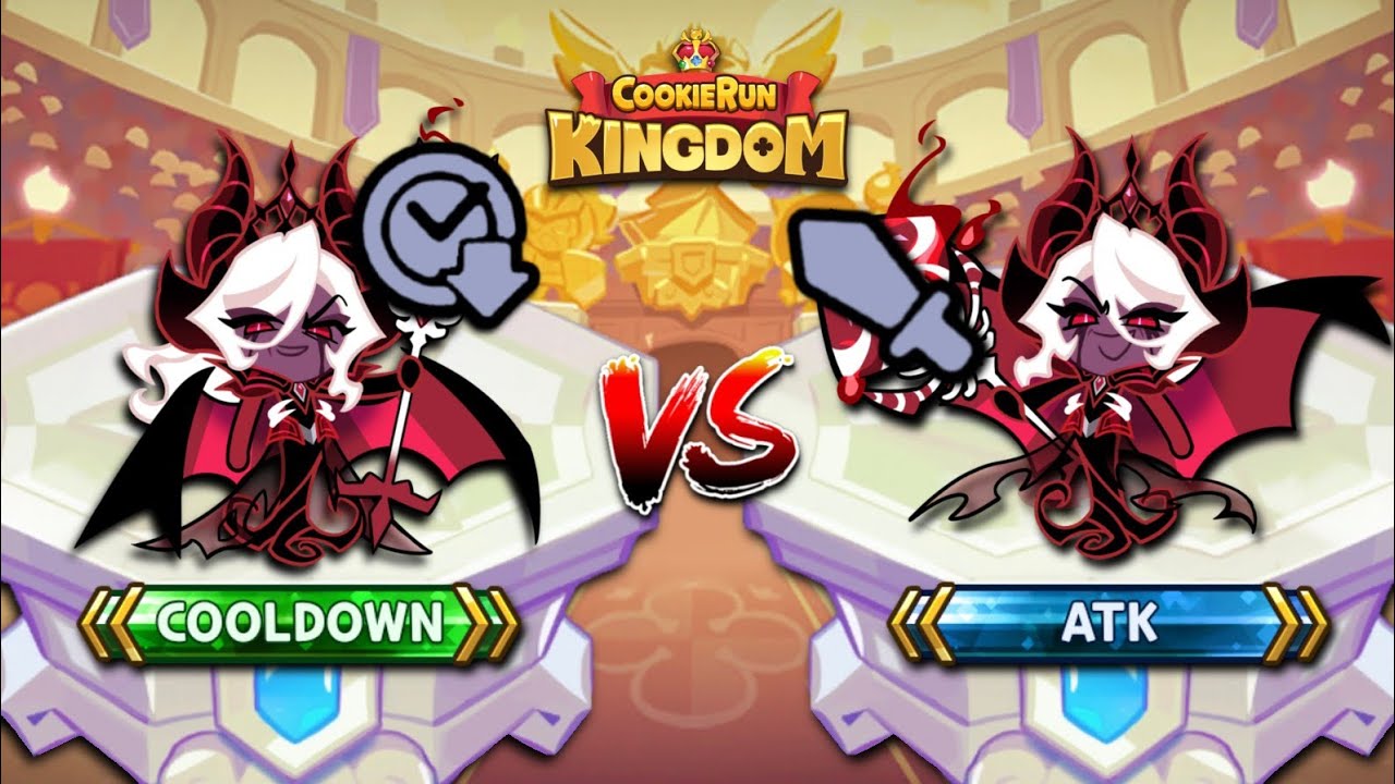 which one is better, full cooldown or full atk dark enchantress cookie?