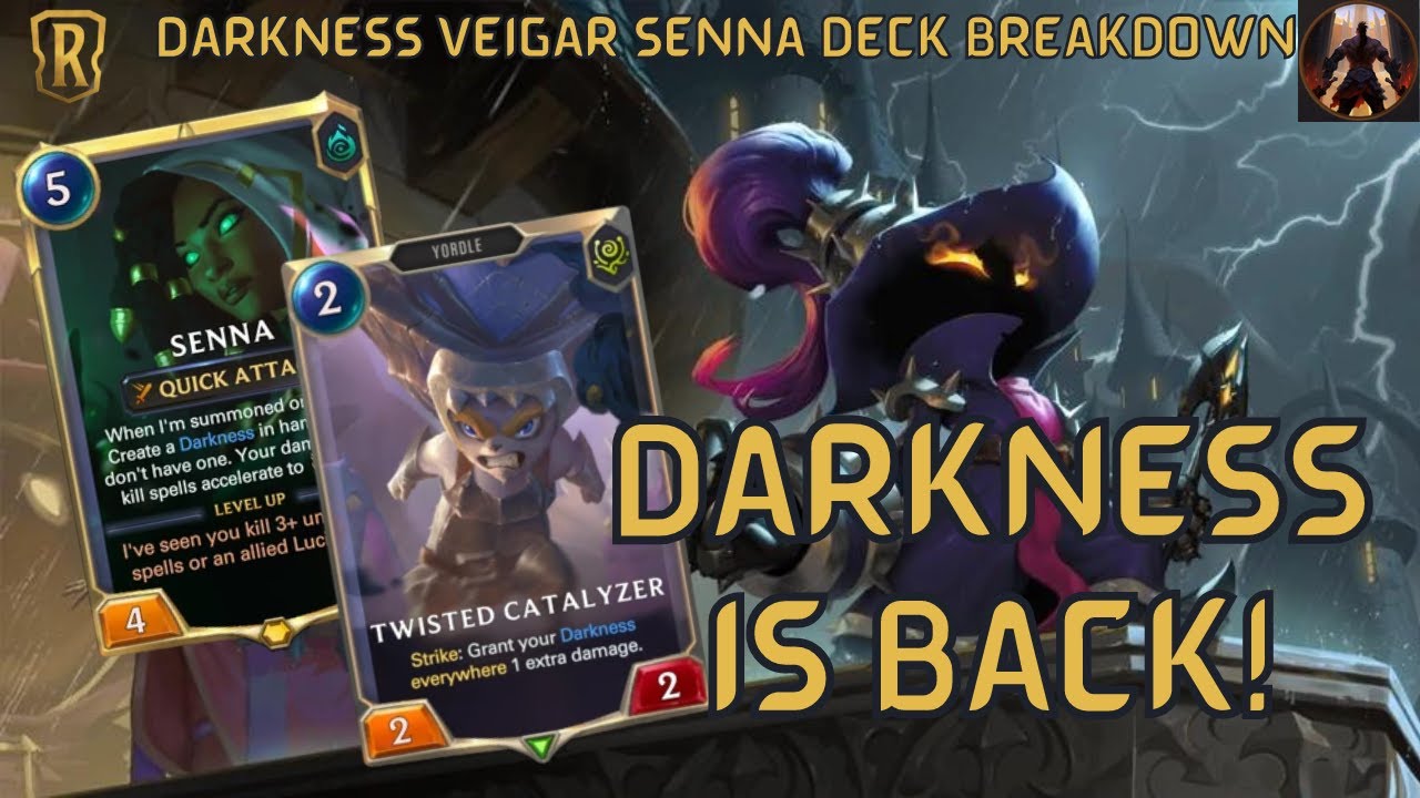 Darkness Is Back! Best Control Deck In LoR ft. Veigar Senna | Deck Gameplay | Legends of Runeterra