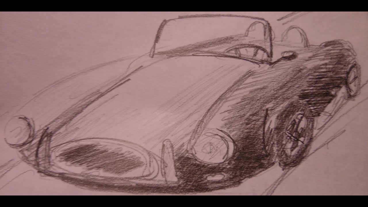 BOCETO EN 5 MINUTOS: EL COCHE EN FRENTE