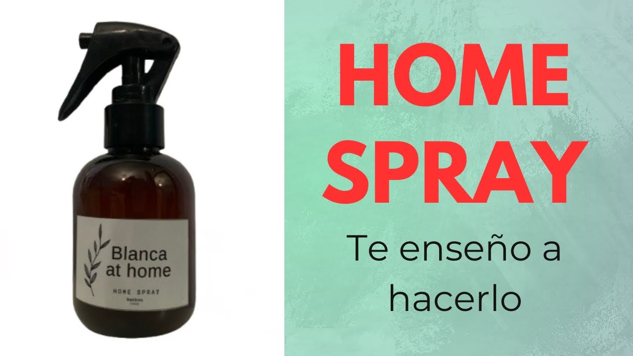 Te enseño: ¿Como hacer un home spray?