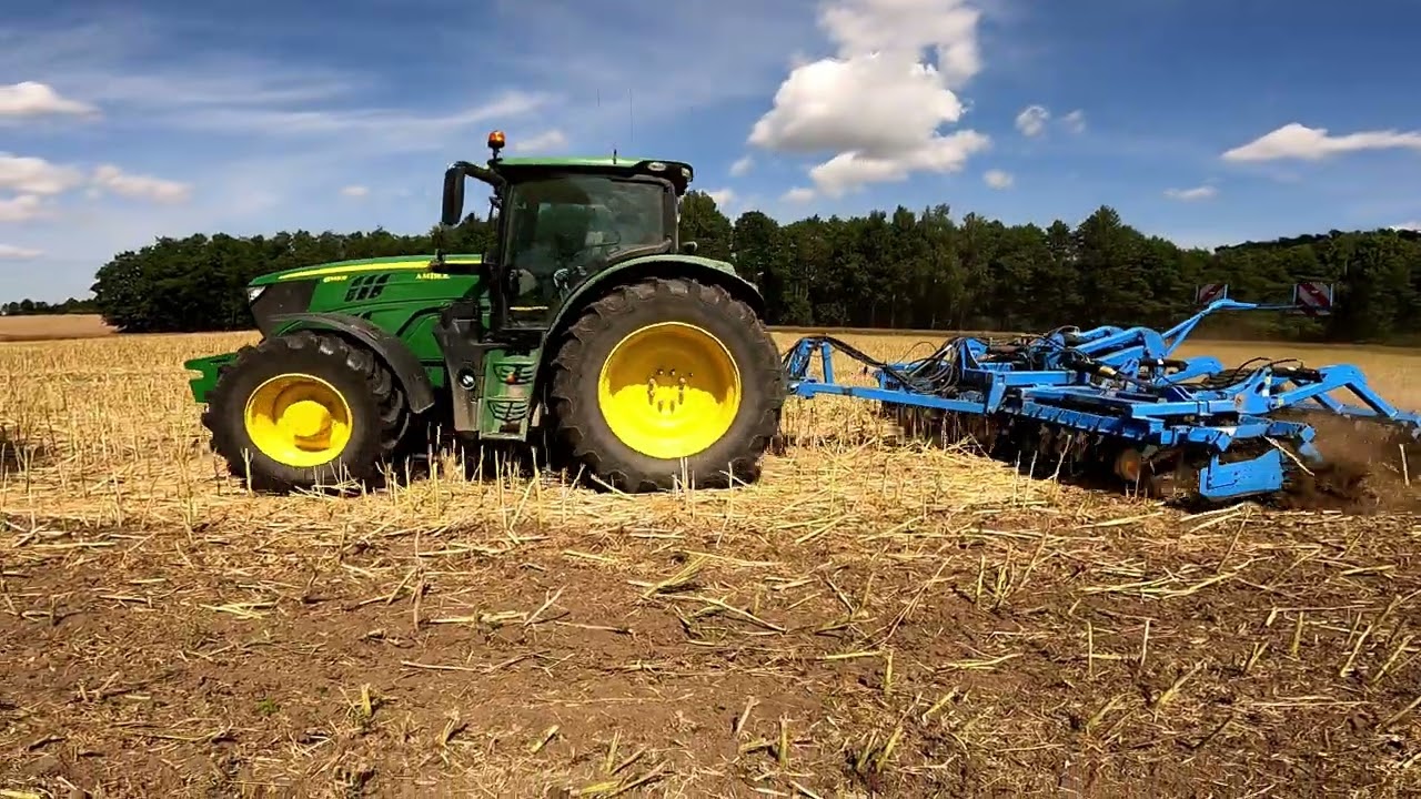 John Deere 6145R  Direct Drive 200 KM po tuningu + Mandam Gal-K 5m. Serwis brony i oględziny JD !