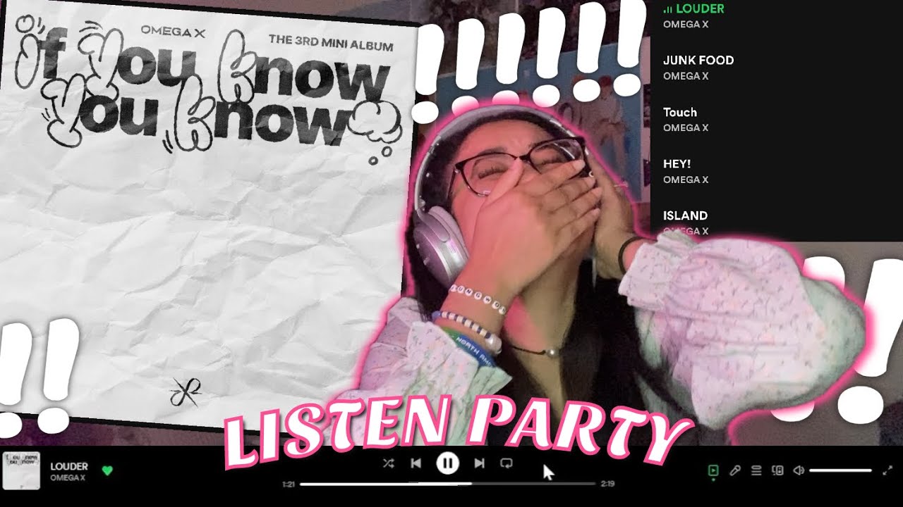 OMEGA X (오메가엑스) FULL 3rd MINI ALBUM ‘iykyk’ (If You Know You Know) FIRST LISTEN PARTY 🔊🎧💽🤍