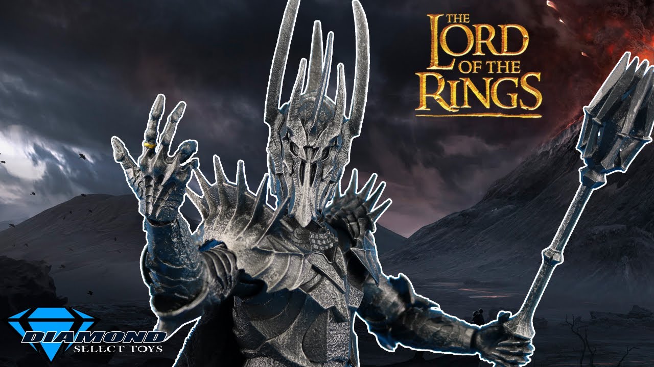 SAURON BAF Senhor dos Anéis - Lord of The Rings Select - Diamond Select Toys - MONTAGEM e REVIEW