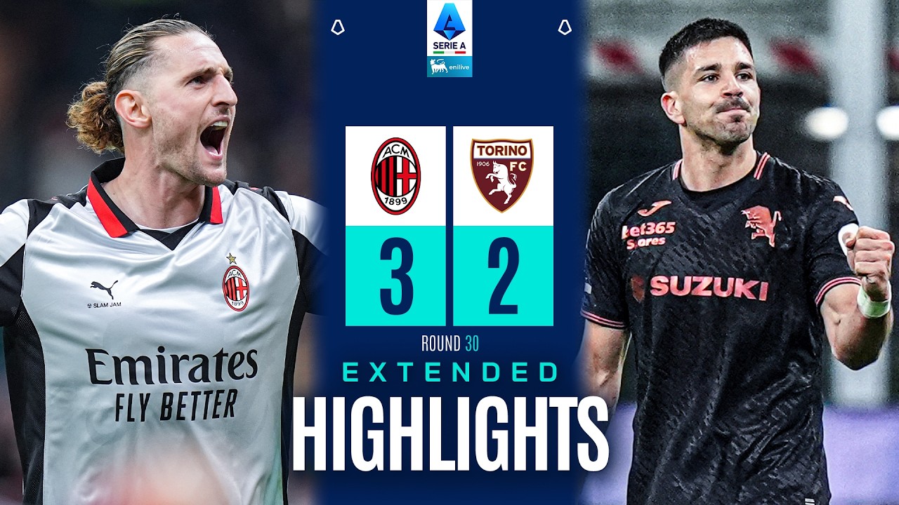 MILAN-TORINO 3-2 | EXTENDED HIGHLIGHTS | SERIE A 2025/26