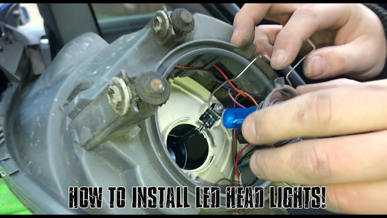 HOW TO INSTALL LED HEADLIGHT MK6 FIESTA ST150