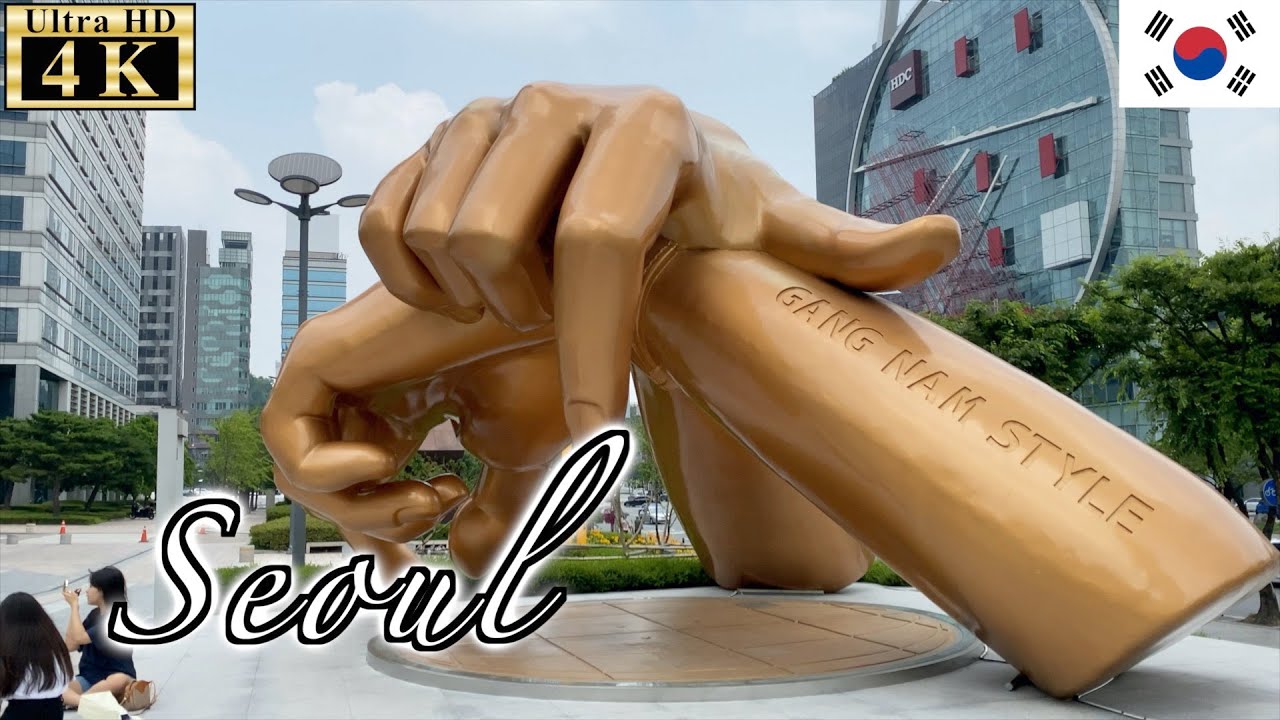 🇰🇷Seoul Summer Walk - Gangnam-gu -【4K 60fps】