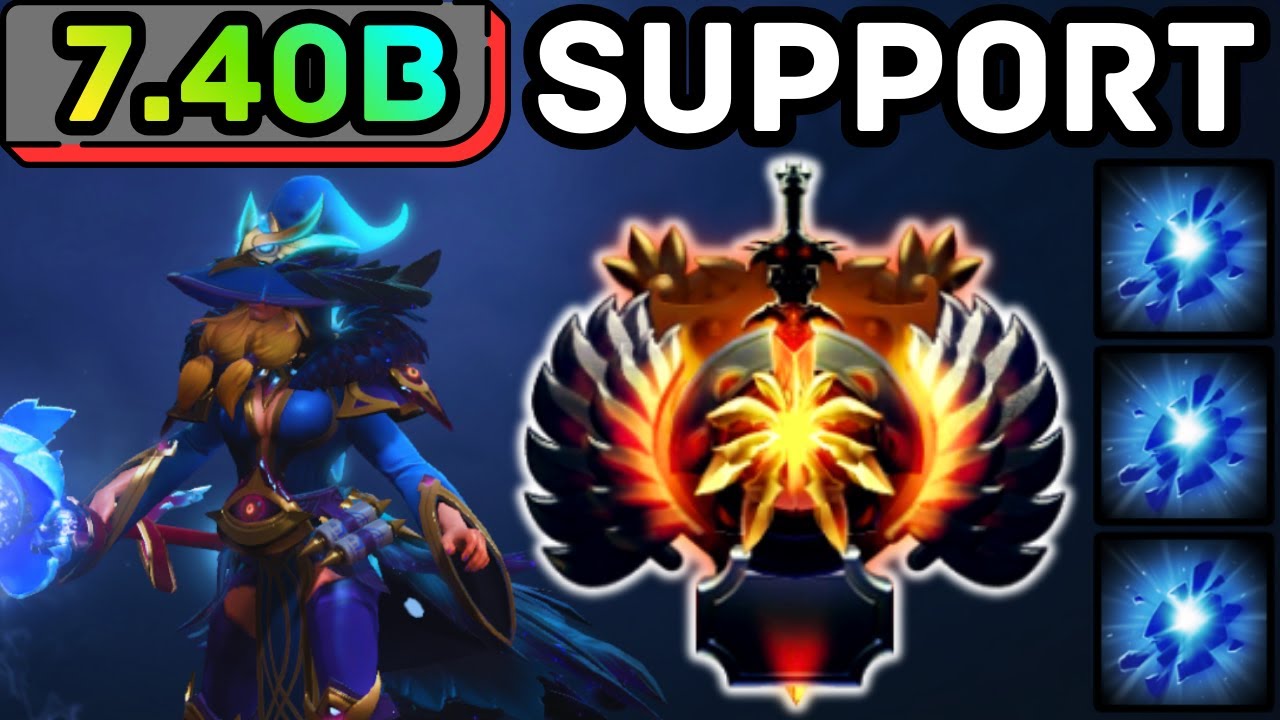 🔥 NEW PATCH 7.40b !!! CRYSTAL MAIDEN HARD SUPPORT FREEZE FREEZE | DOTA 2 GAMEPLAY 🔥