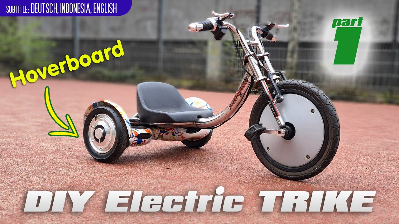 DIY E-Trike using Hoverboard Motor with E-bike Controller | Part 1 Wiring Instruction