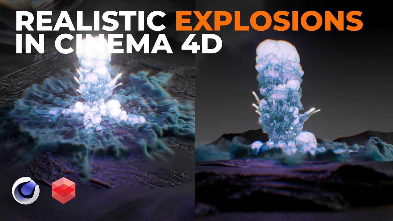 Взрывы для начинающих в Cinema 4D