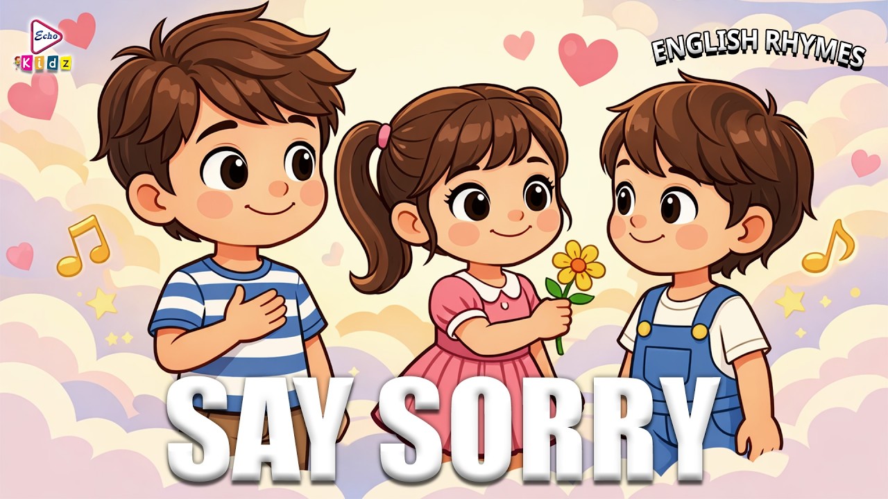SAY SORRY | Classic Toddler Nursery Rhymes | Echo Kids