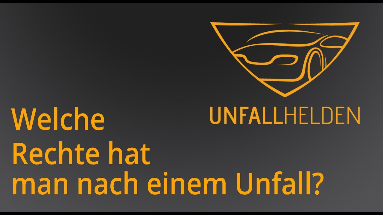 Welche Rechte hat man als Geschädigter nach einem Autounfall? - Frag die UNFALLHELDEN