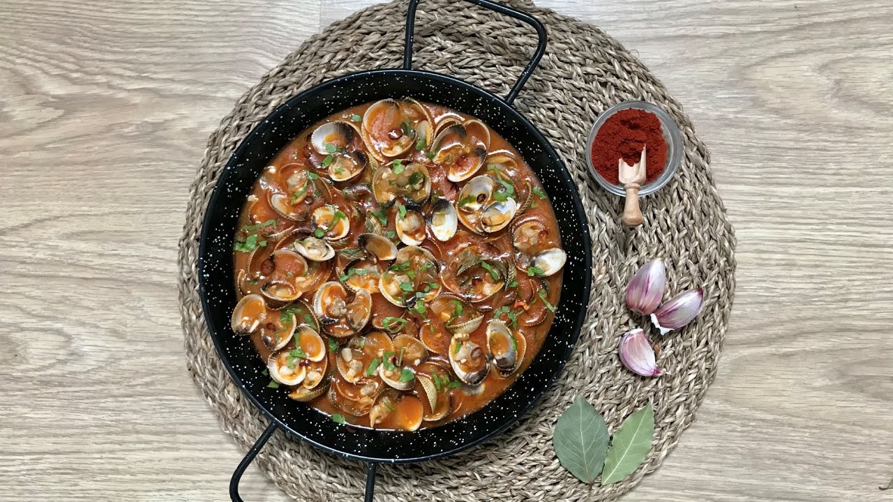 ALMEJAS O BERBERECHOS A LA MARINERA Receta Fácil Paso a Paso